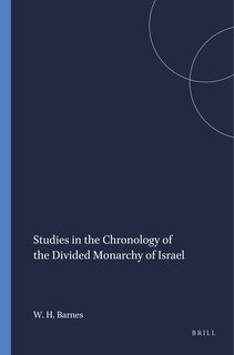 Front cover_Studies in the Chronology of the Divided Monarchy of Israel
