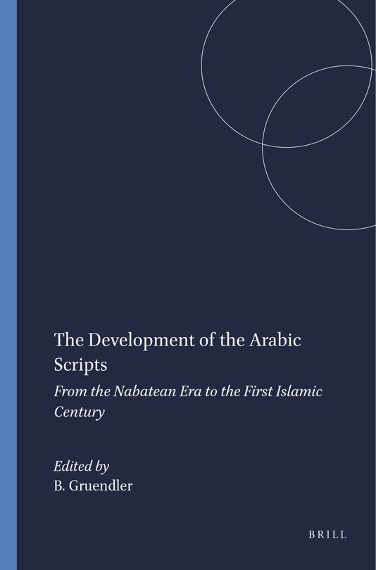 Front cover_The Development of the Arabic Scripts