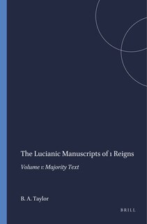Front cover_The Lucianic Manuscripts of 1 Reigns