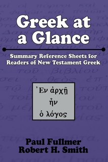 Front cover_Greek at a Glance (Stapled Booklet)