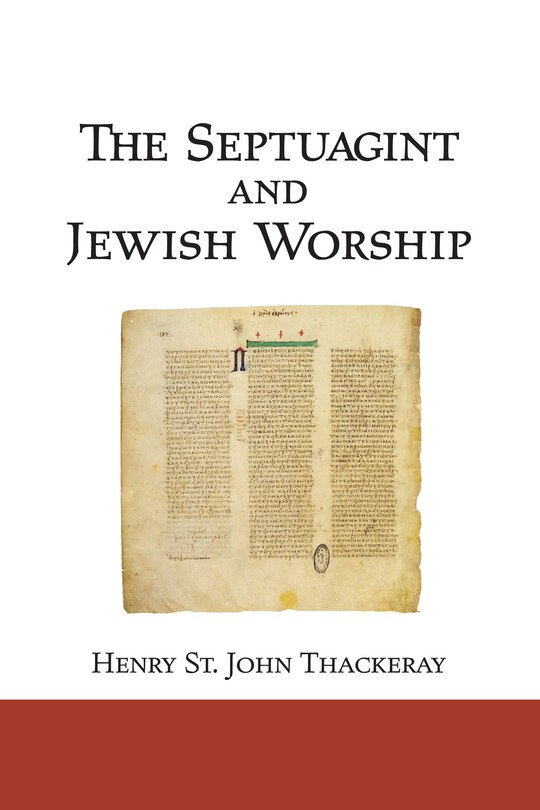 Front cover_The Septuagint and Jewish Worship