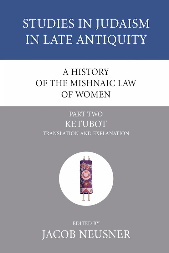 Couverture_A History of the Mishnaic Law of Women, Part 2