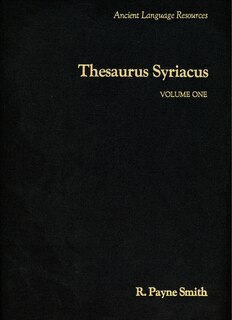 Front cover_Thesaurus Syriacus