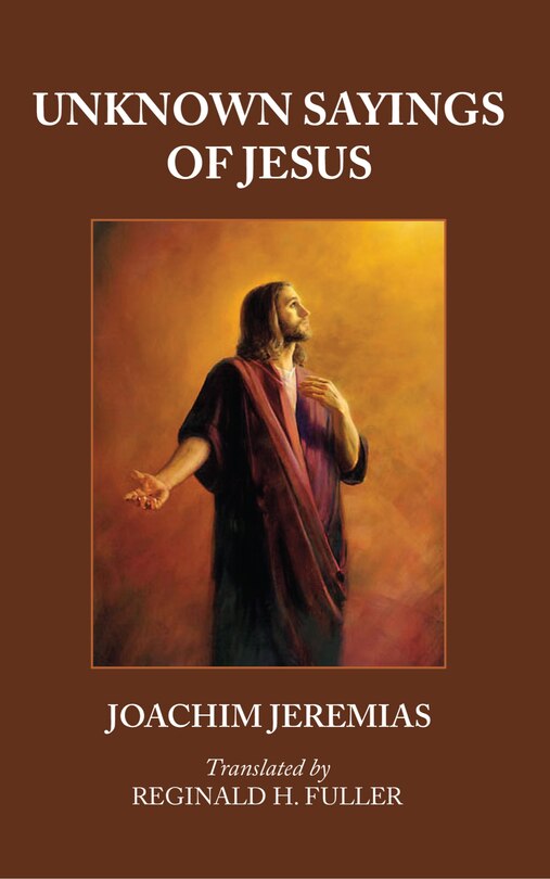 Couverture_Unknown Sayings of Jesus