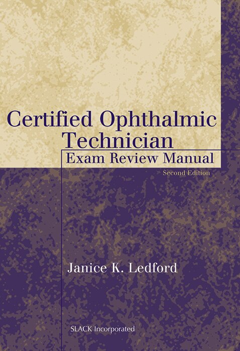 Front cover_Certified Ophthalmic Technician Exam Review Manual