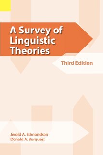 Couverture_A Survey of Linguistic Theories, 3rd Edition