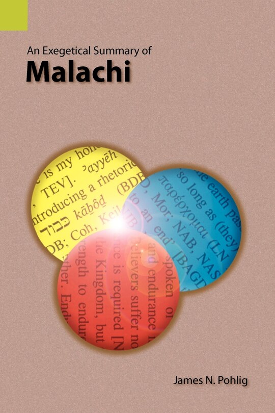 Couverture_An Exegetical Summary of Malachi