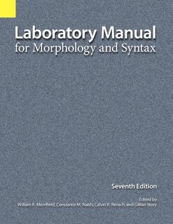 Couverture_Laboratory Manual for Morphology and Syntax