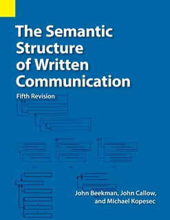 Front cover_The Semantic Structure of Written Communication