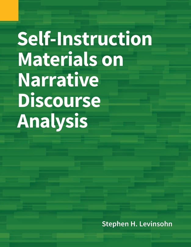 Front cover_Self-Instruction Materials on Narrative Discourse Analysis