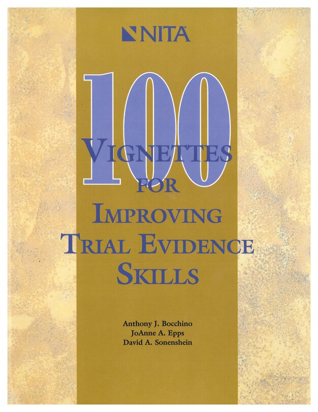 Front cover_100 Vignettes for Improving Trial Evidence Skills