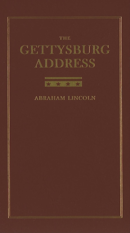 Front cover_Gettysburg Address