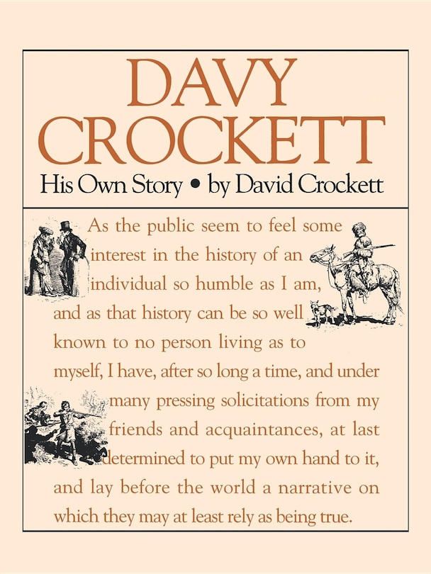 Couverture_Davy Crockett: His Own Story