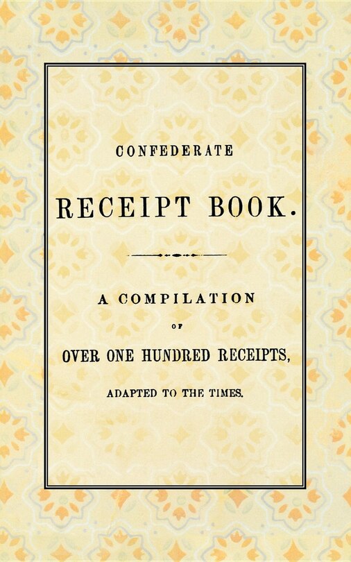 Couverture_Confederate Receipt Book