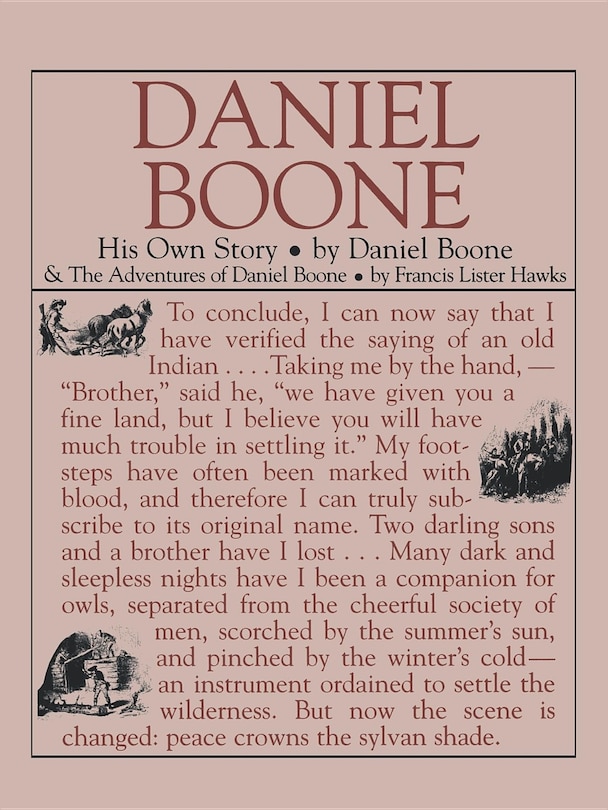 Front cover_Daniel Boone: His Own Story
