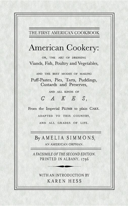 Front cover_American Cookery