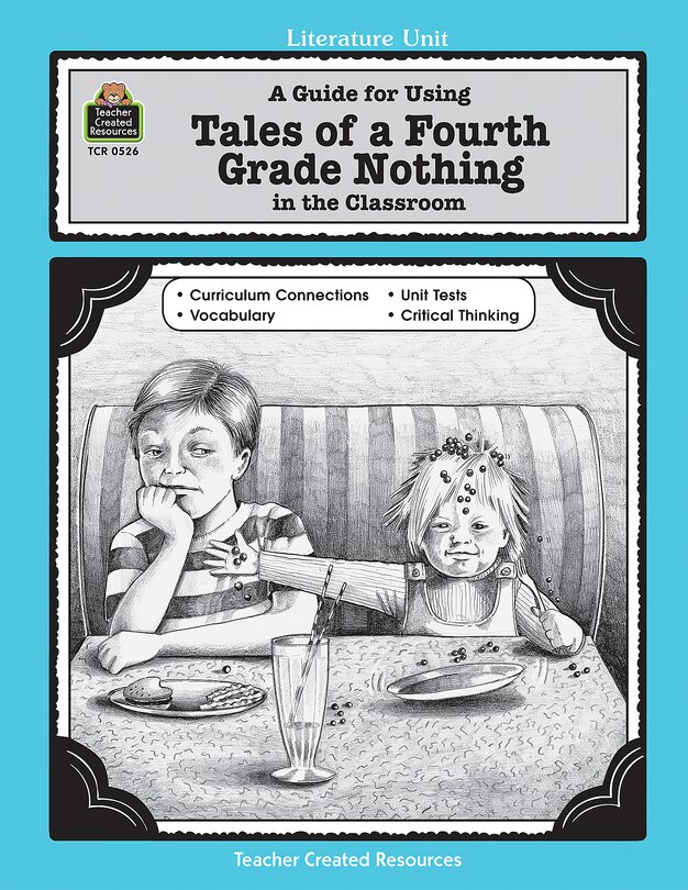 Couverture_A Guide for Using Tales of a Fourth Grade Nothing in the Classroom
