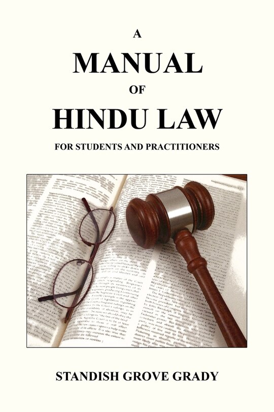 Front cover_A Manual Of Hindu Law