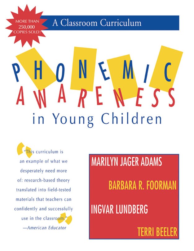 Front cover_Phonemic Awareness In Young Children