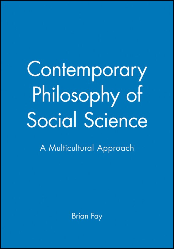 Front cover_Contemporary Philosophy of Social Science