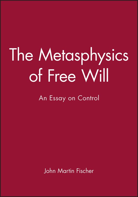 Couverture_The Metasphysics of Free Will