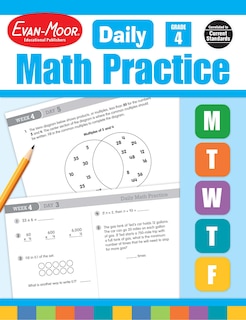 Front cover_Daily Math Practice, Grade 4 Teacher Edition