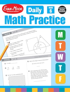 Front cover_Daily Math Practice, Grade 6 Teacher Edition
