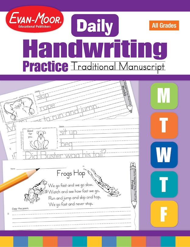 Couverture_Daily Handwriting Practice: Traditional Manuscript, Kindergarten - Grade 6 Teacher Edition