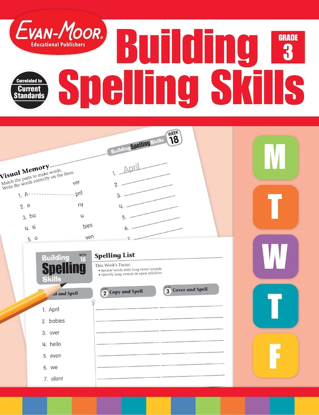 Front cover_Building Spelling Skills, Grade 3 Teacher Edition