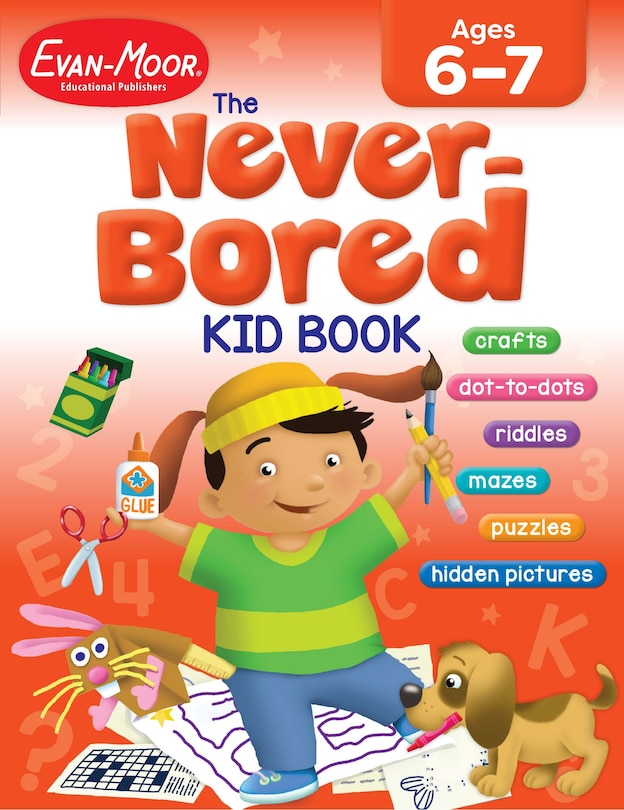 Couverture_The Never-Bored Kid Book, Age 6 - 7 Workbook