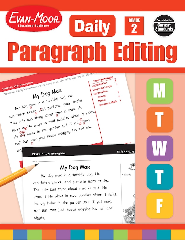 Front cover_Daily Paragraph Editing, Grade 2 Teacher Edition