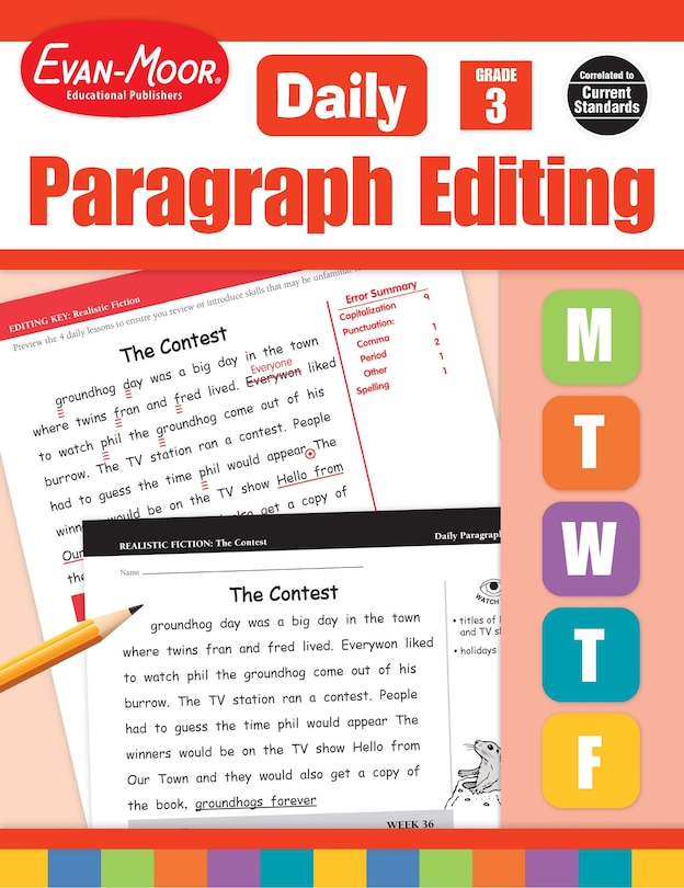 Couverture_Daily Paragraph Editing, Grade 3 Teacher Edition