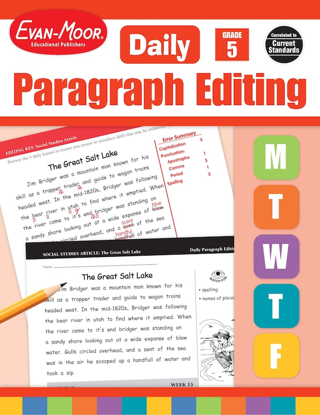 Front cover_Daily Paragraph Editing, Grade 5 Teacher Edition