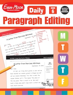 Front cover_Daily Paragraph Editing, Grade 6 Teacher Edition