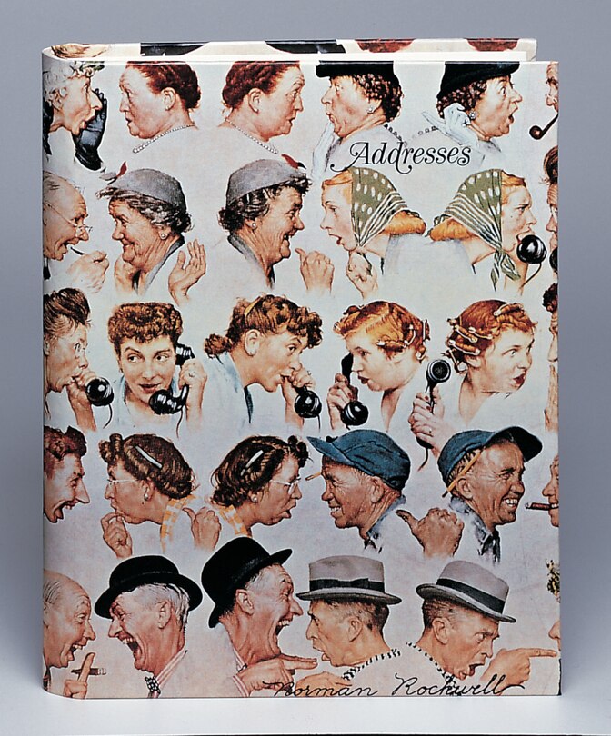 Front cover_Norman Rockwell Address Book