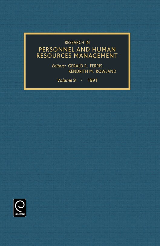 Front cover_Research in Personnel and Human Resources Management