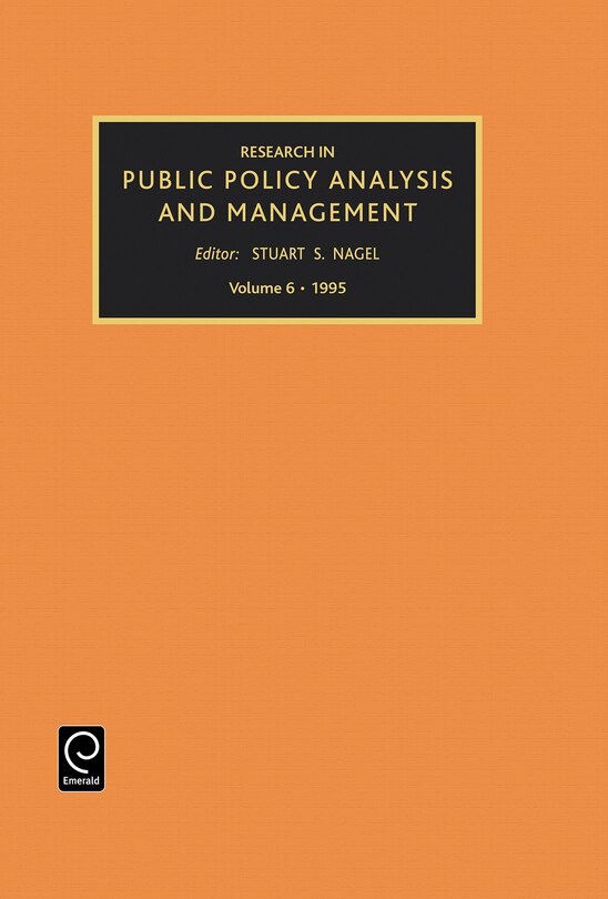 Couverture_Research in Public Policy Analysis and Management