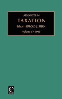 Front cover_Advances in Taxation