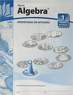 Front cover_Key to Algebra - Operations on Integers, Workbook 1