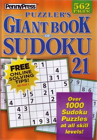 Puzzlerâ€™s Giant Book Of Sudoku #21