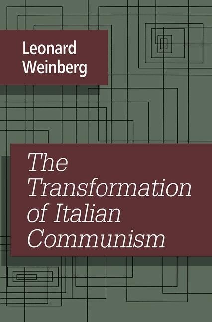 Couverture_The Transformation of Italian Communism
