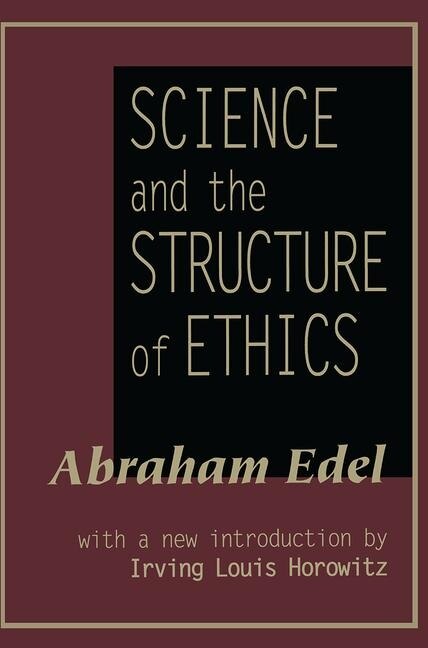 Couverture_Science and the Structure of Ethics