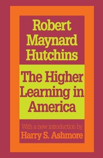 Front cover_The Higher Learning in America