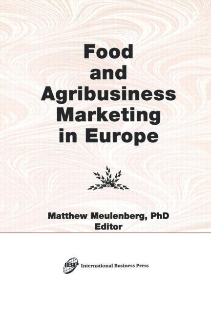 Front cover_Food and Agribusiness Marketing in Europe