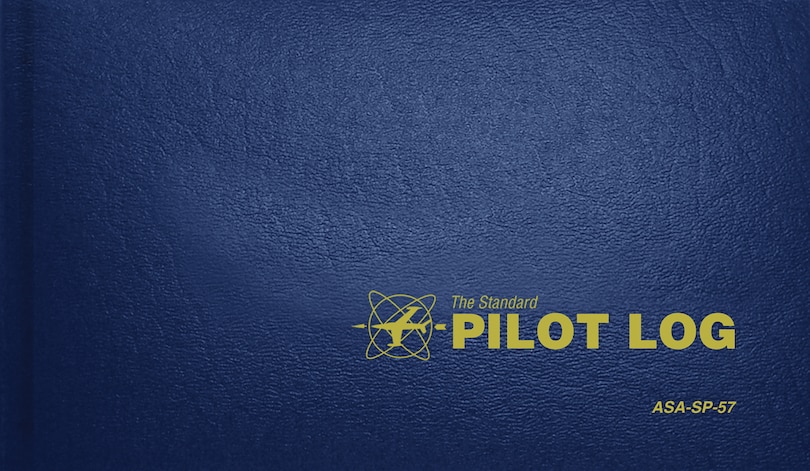 Couverture_The Standard Pilot Log (Navy Blue)