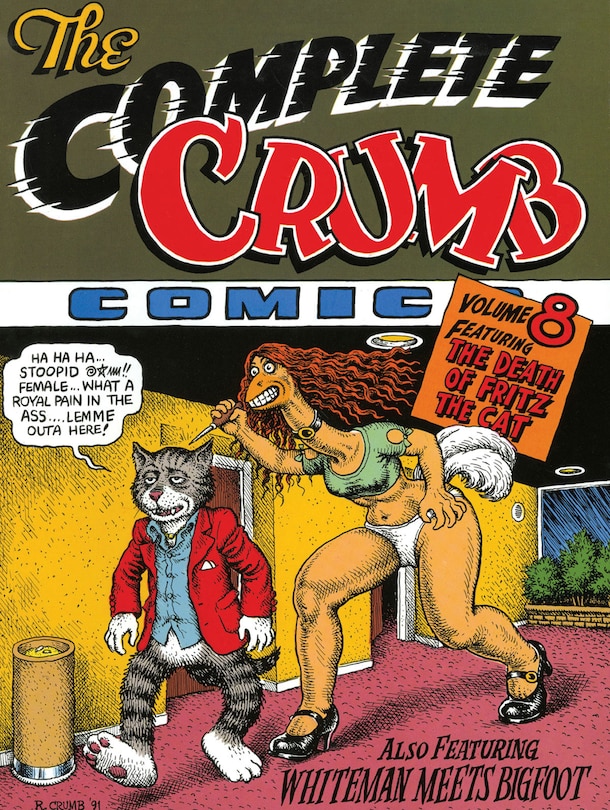 Couverture_The Complete Crumb Comics Vol. 8 The Death Of Fritz The Cat