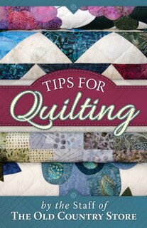 Front cover_Tips for Quilting