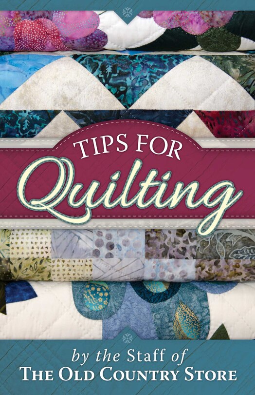 Front cover_Tips for Quilting