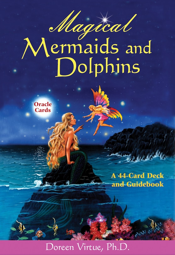 Front cover_Magical Mermaids And Dolphins Oracle Cards