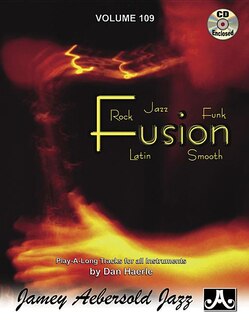 Couverture_Jamey Aebersold Jazz - Fusion, Vol 109